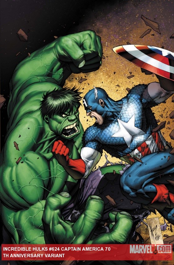 Incredible Hulks (2010) #624 (Captain America 70th Anniversary Variant)