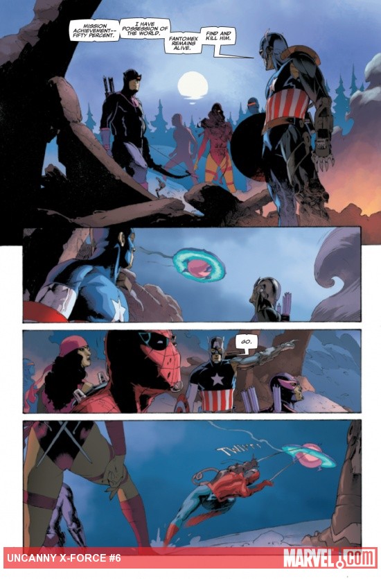 Uncanny X-Force #6 preview art by Esad Ribic