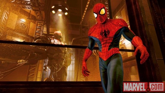 Screenshot of the Amazing Spider-Man from Spider-Man: Edge of Time