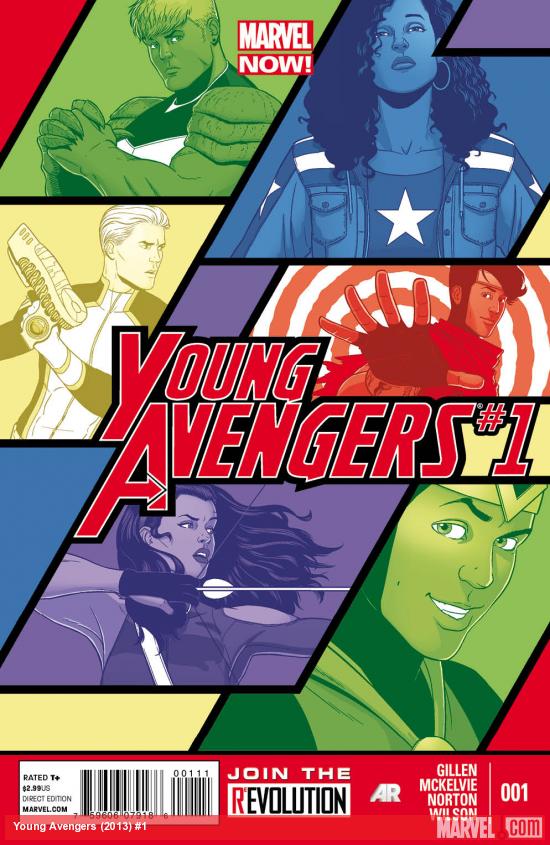 Young Avengers (2013) #1 cover by Jamie McKelvie