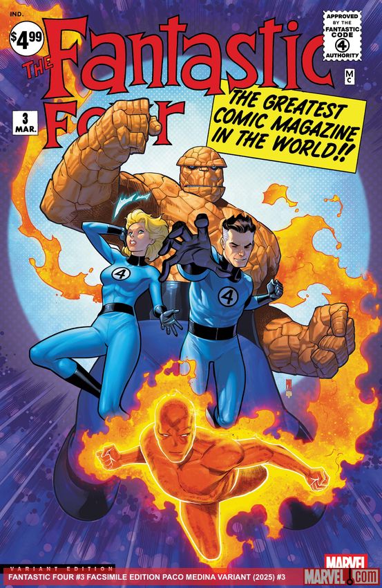 FANTASTIC FOUR FACSIMILE EDITION (2025) #3 (Variant)
