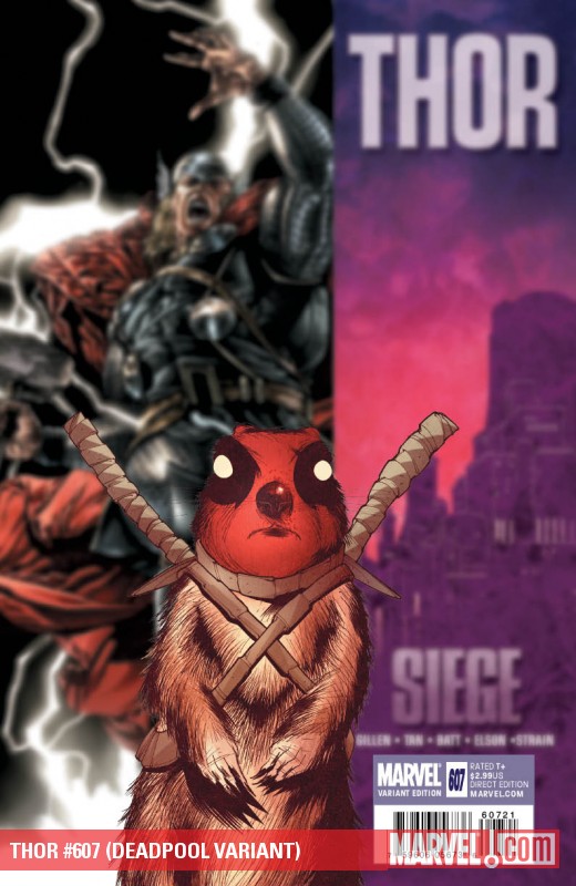 Thor (2007) #607 (DEADPOOL VARIANT)