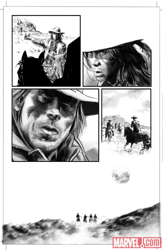 SECRET AVENGERS #3 inked preview art by Mike Deodato 2