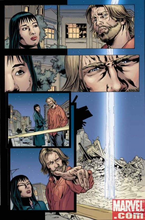 NEWUNIVERSAL: SHOCKFRONT #1 interior art