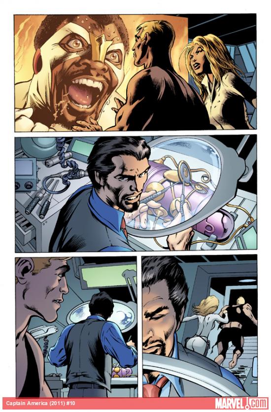 Captain America (2011) #10 preview art by Alan Davis