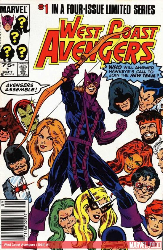 West Coast Avengers #1 cover