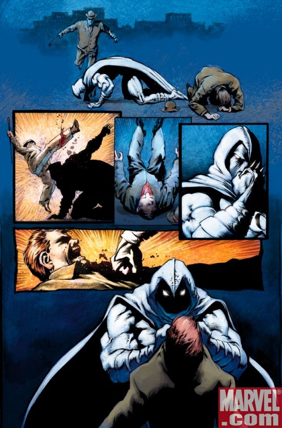MOON KNIGHT #16 preview art by Mark Texeira