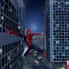 Spider-Man swinging