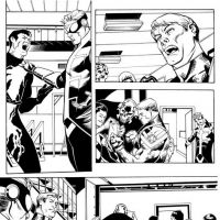 AVENGERS ACADEMY #5 black and white preview art by Jorge Molina 4