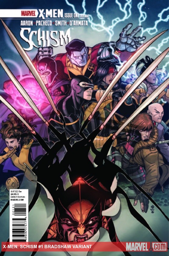 X-Men: Schism (2011) #1 (Bradshaw Variant)