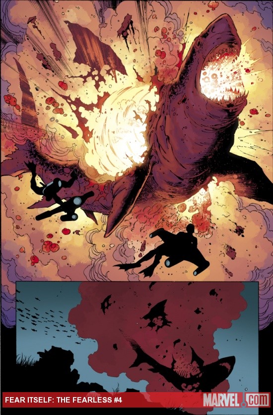 Fear Itself: The Fearless #4 preview art by Paul Pelletier