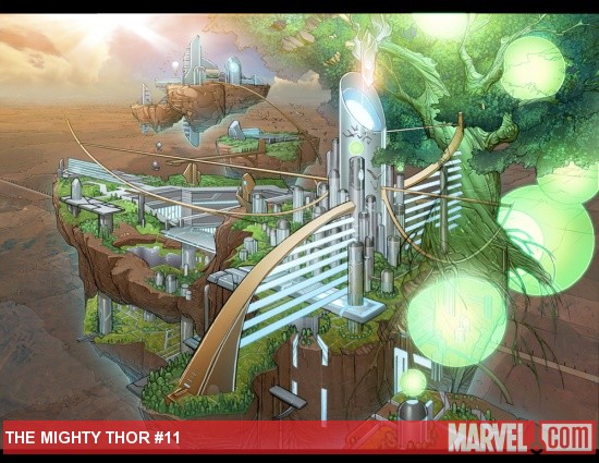 The Mighty Thor #11 preview art by Pasqual Ferry