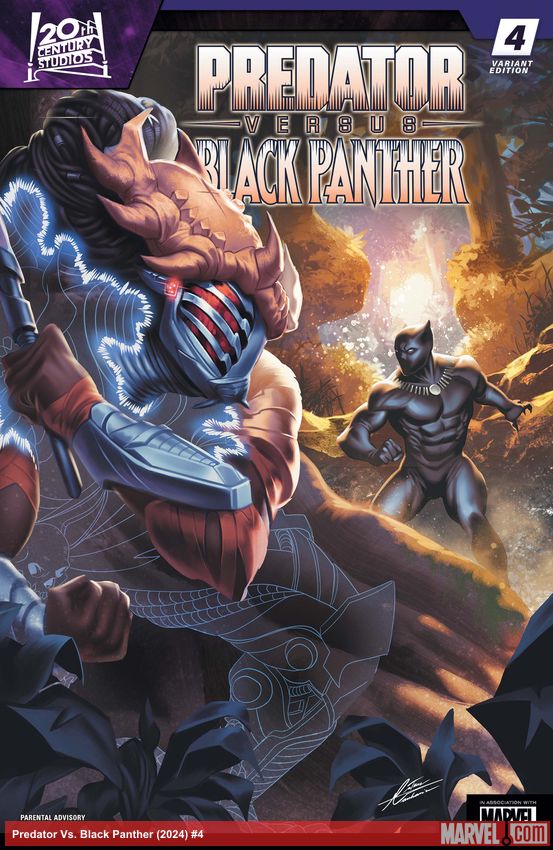 Predator Vs. Black Panther (2024) #4 (Variant)