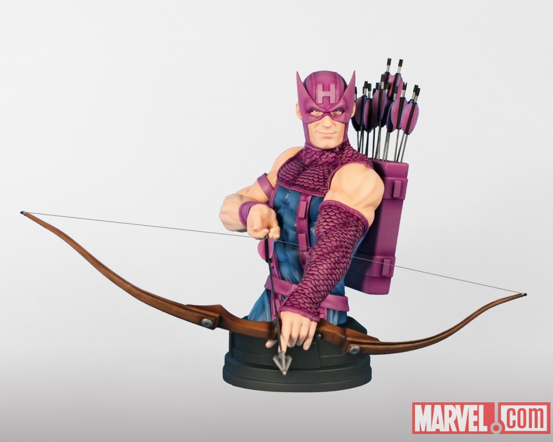 Hawkeye mini bust by Gentle Giant Ltd