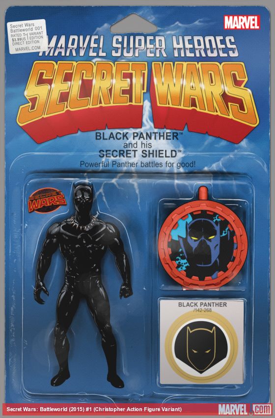 Secret Wars: Battleworld (2015) #1 (Christopher Action Figure Variant)