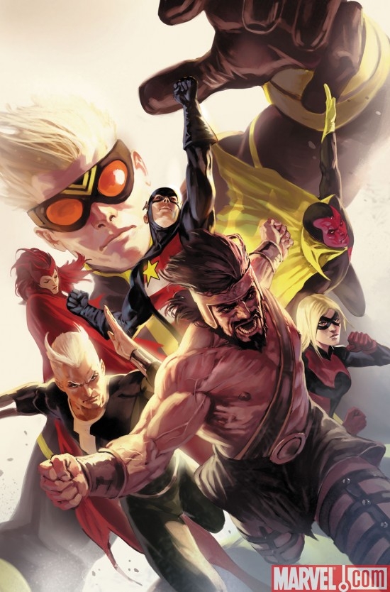 MIGHTY AVENGERS #26 cover by Marko Djurdjevic