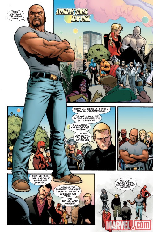 NEW AVENGERS #1 preview art by Stuart Immonen