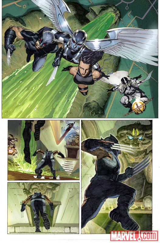Image Featuring Archangel, Fantomex, Psylocke, Wolverine