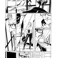 Wolverine & The X-Men: Alpha & Omega inked preview art by Roland Boschi