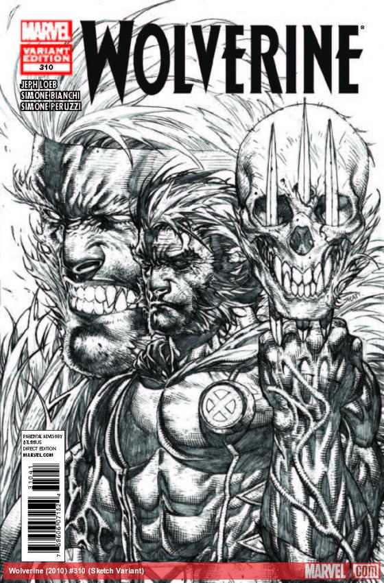 Wolverine (2010) #310 (Sketch Variant)