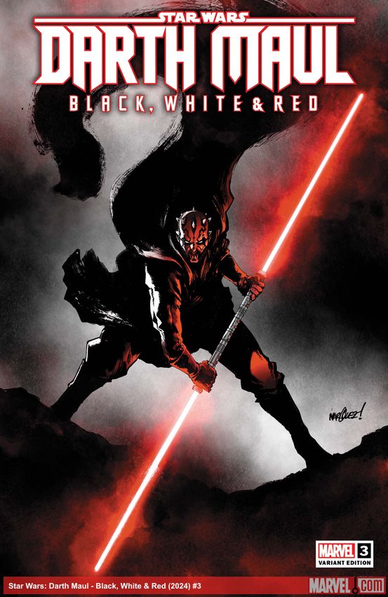 Star Wars: Darth Maul - Black, White & Red (2024) #3 (Variant)