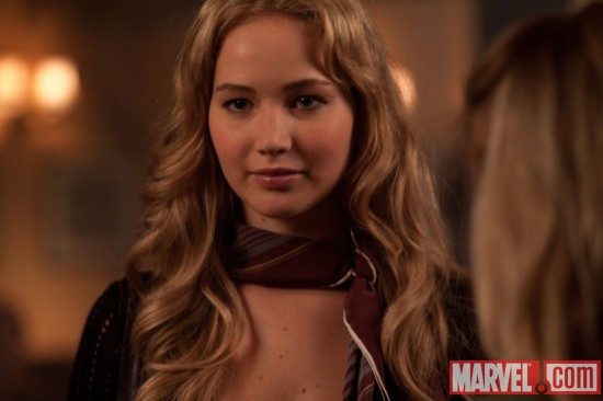 Jennifer Lawrence stars as Mystique in X-Men: First Class