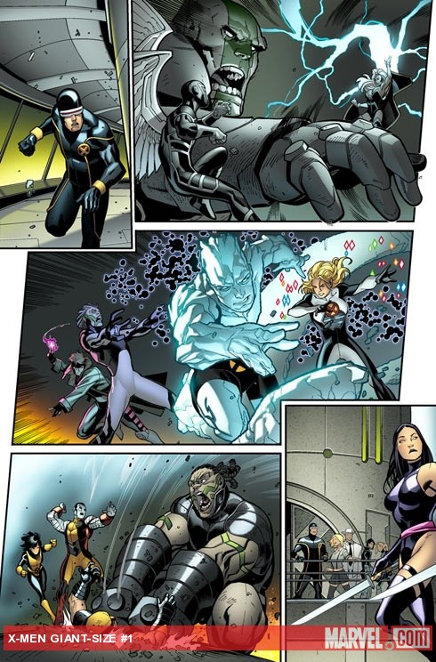 X-Men Giant-Size Issue #1 preview art by Paco Medina