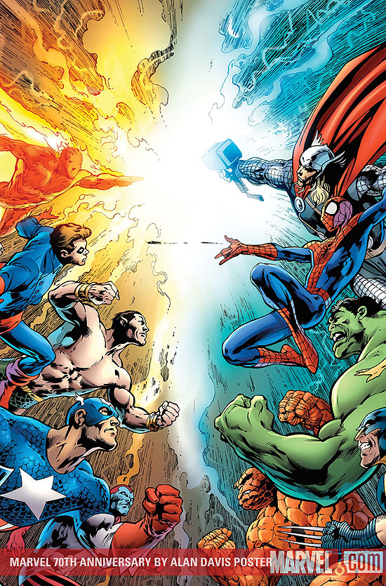 70th Anniversary Alan Davis Poster (2009 - Present)