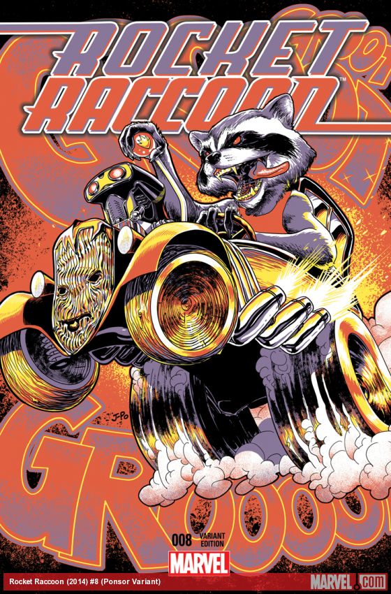 Rocket Raccoon (2014) #8 (Ponsor Variant)
