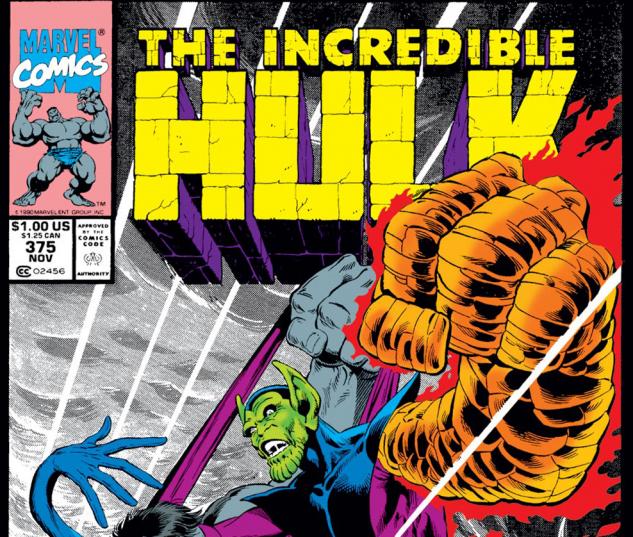 Incredible Hulk (1962) #375 Cover
