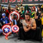 SDCC 2012: Avengers Vs. X-Men Cosplay Photo Op on the Marvel Stage