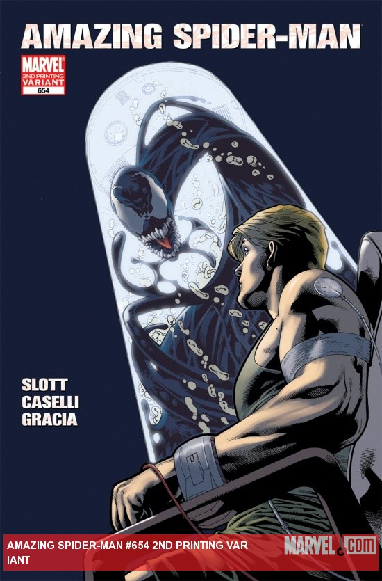 Amazing Spider-Man (1999) #654, 2nd Printing Variant