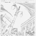 Fantastic Four (2012) #2 preview pencils by Mark Bagley