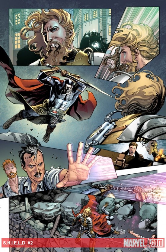 S.H.I.E.L.D. (2011) #2 preview art by Dustin Weaver