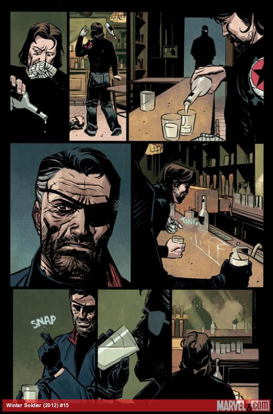 Winter Soldier #15 preview art by Nic Klein