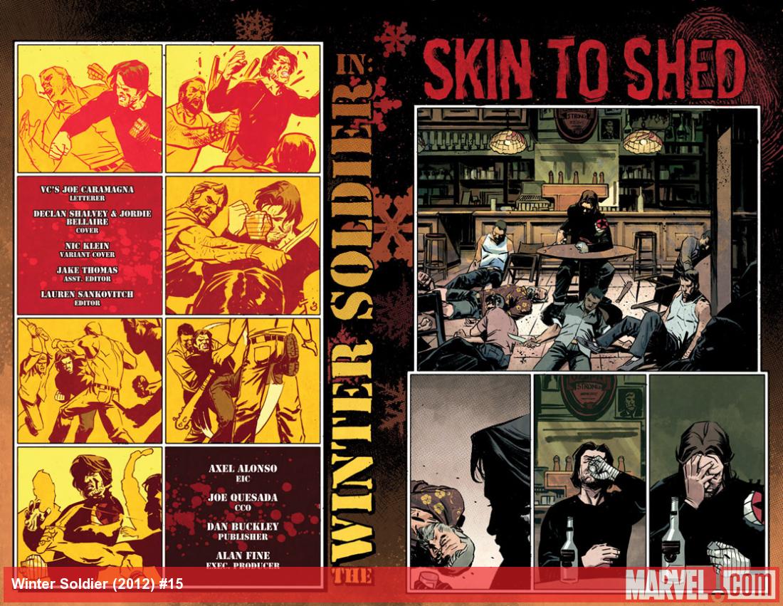 Winter Soldier #15 preview art by Nic Klein