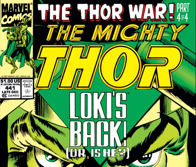Thor (1966) #441 Cover