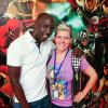 Actor Michael K. Williams with Marvel Web Designer and Photographer Judith Stephens