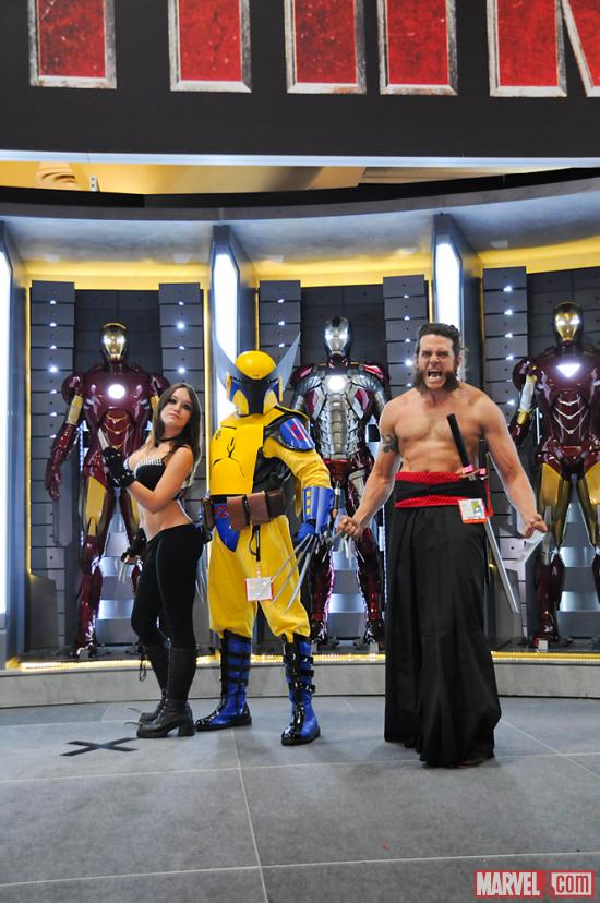 SDCC 2012: Avengers Vs. X-Men Cosplay Photo Op on the Marvel Stage 