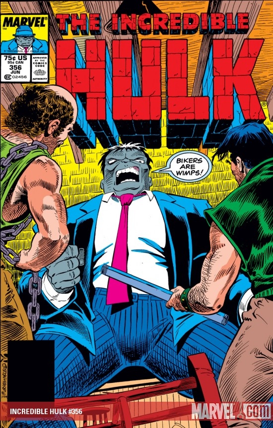 INCREDIBLE HULK #356 COVER