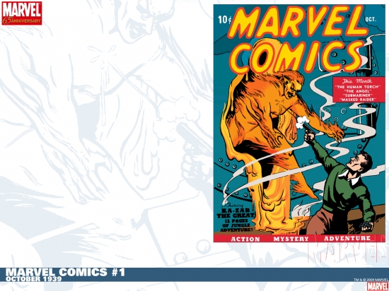 Marvel Comics (1939) #1 Wallpaper