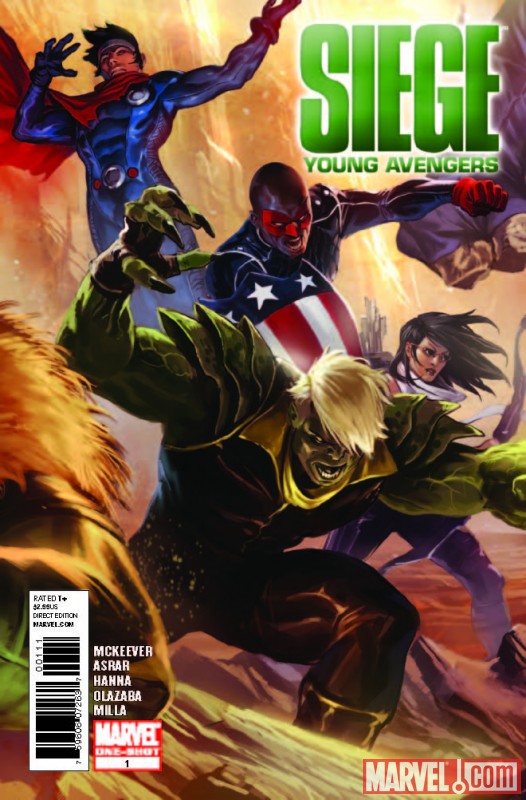 Image Featuring Hulkling, Patriot, Wiccan, Young Avengers