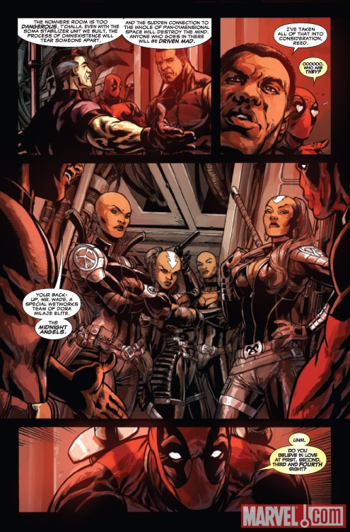 DOOMWAR #5 preview art by Scot Eaton