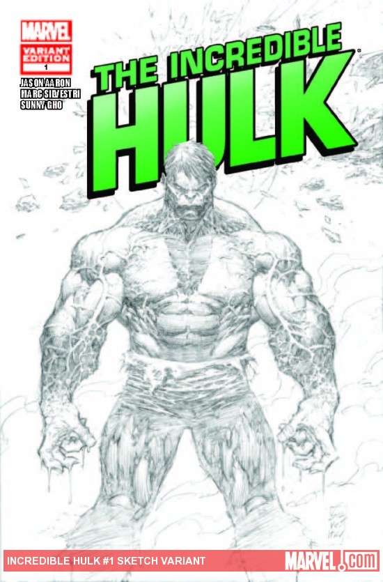 INCREDIBLE HULK 1 SILVESTRI SKETCH VARIANT