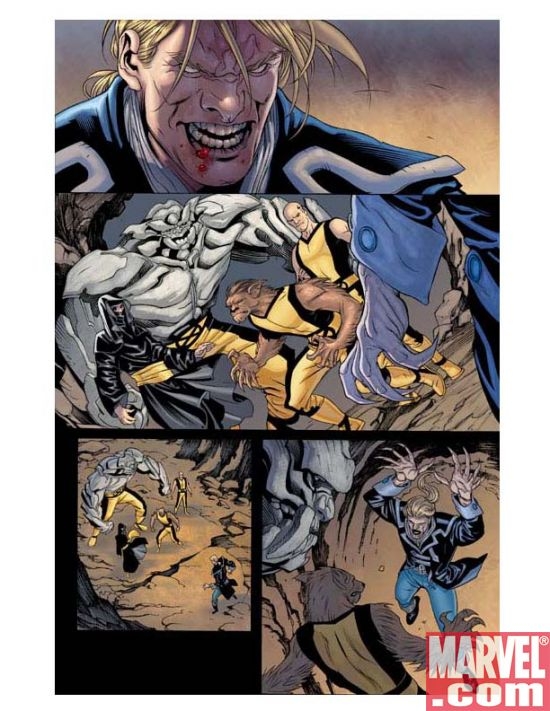 YOUNG X-MEN #1 Interior Art