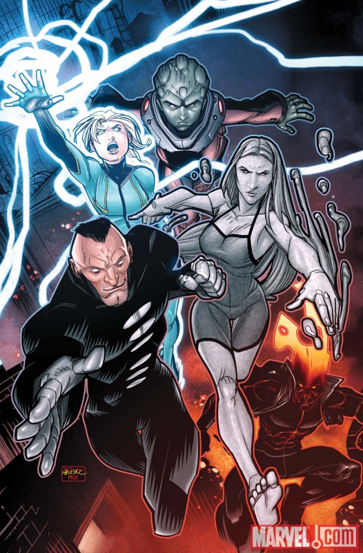 YOUNG ALLIES #4 cover by David Lafuente