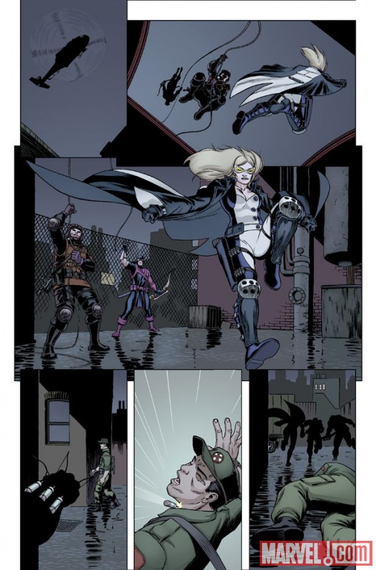 HAWKEYE & MOCKINGBIRD #3 preview art by David Lopez 1