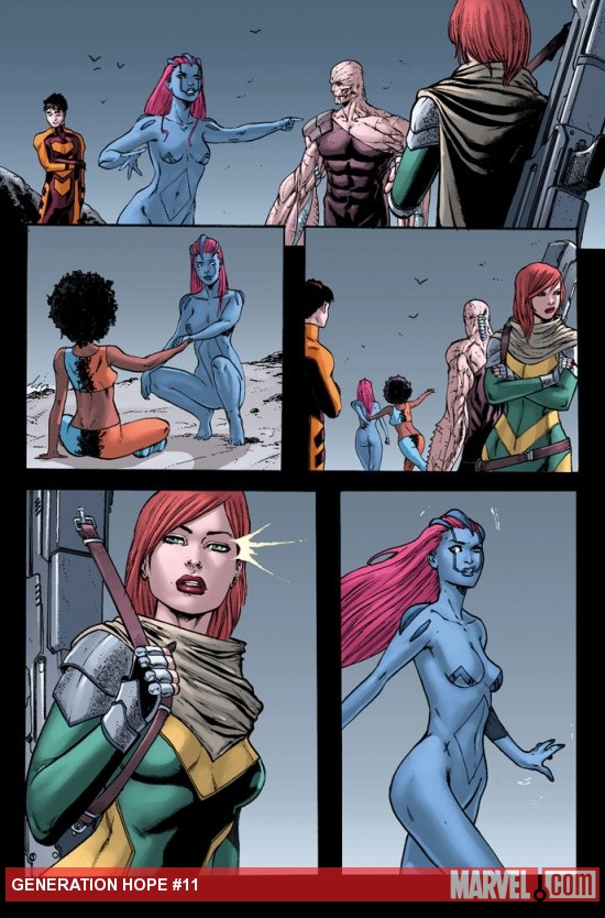 Generation Hope #11 preview art by Tim Seeley