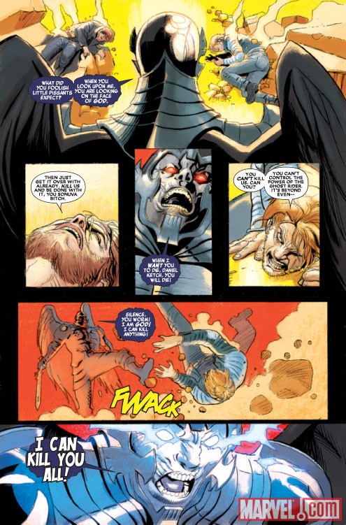 GHOST RIDERS: HEAVENS ON FIRE #6 Art by Roland Boschi