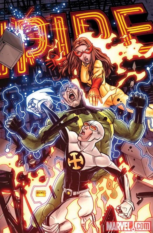 YOUNG ALLIES #2 cover by David Lafuente
